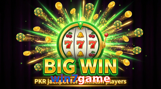 Big win animation on Win7game slot game